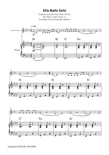 Ella Baila Sola (arr. Rodrigo Faleiros)