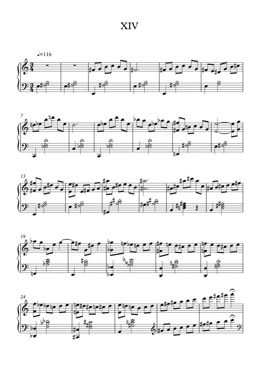 The Piano Album -XIV