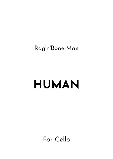 Human (arr. Jireh J.)