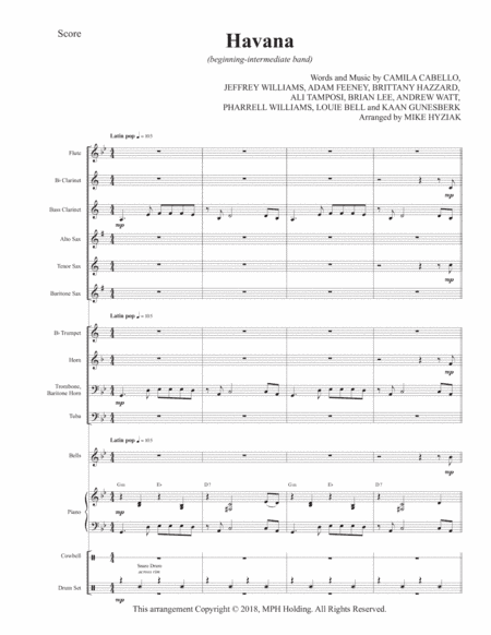 Havana (arr. Mike Hyziak)