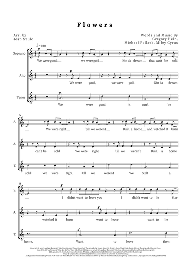 Flowers (arr. Jean Szulc)