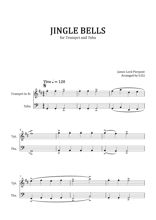 Jingle Bells (arr. GDJ)
