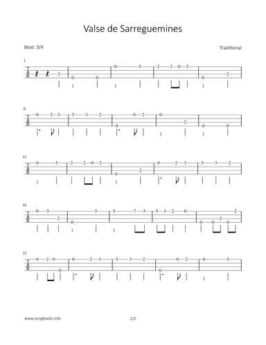 Valse de Sarruguemines (arr. Bettina Schipp)