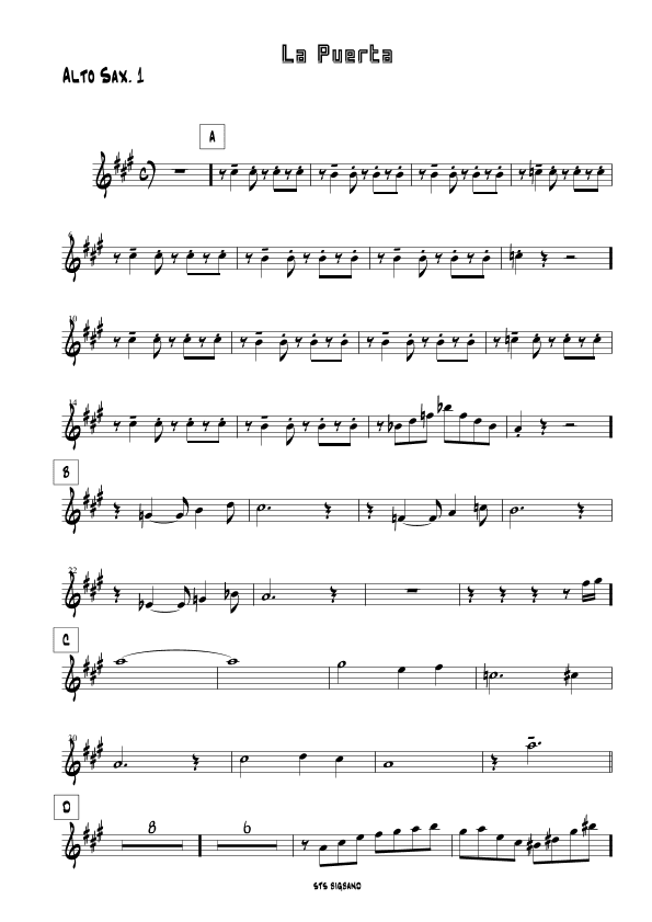 La Puerta (arr. Roy Hargrove Big band)