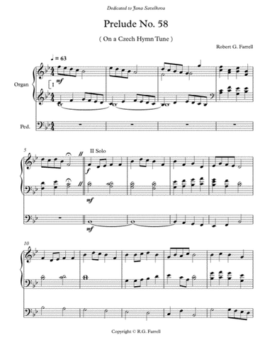 Organ Prelude #58 (arr. Robert G. Farrell)