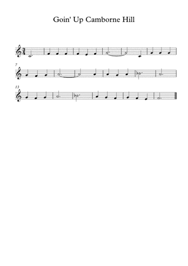Three Cornish Tunes for beginner brass solo (treble clef) (arr. Hannah Hawken)