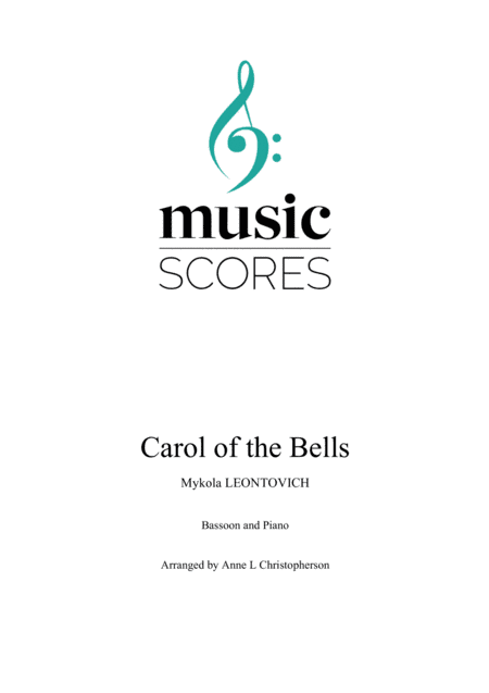 Carol of the Bells - Bassoon and Piano - G Minor (arr. Anne L Christopherson GRSM ARCM)