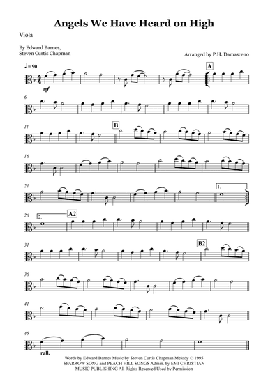 Angels We Have Heard On High (arr. P.H. Damasceno)