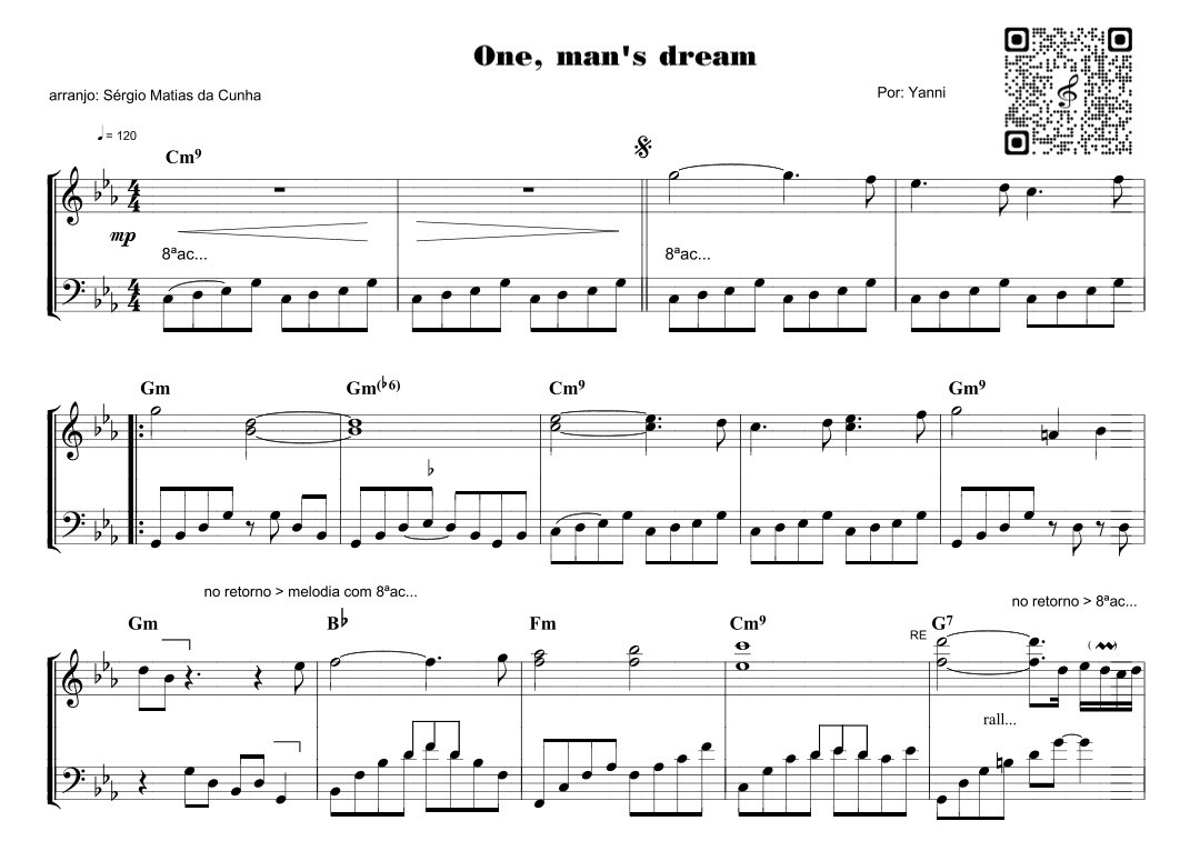 One Man's Dream (arr. Sérgio Matias da Cunha)