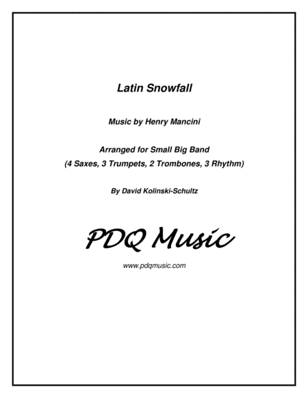 Latin Snowfall (arr. David Kolinski-Schultz)