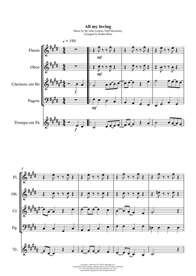 All My Loving (arr. Rafael Brito)