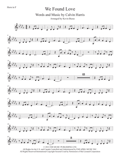We Found Love (arr. Kevin Busse)