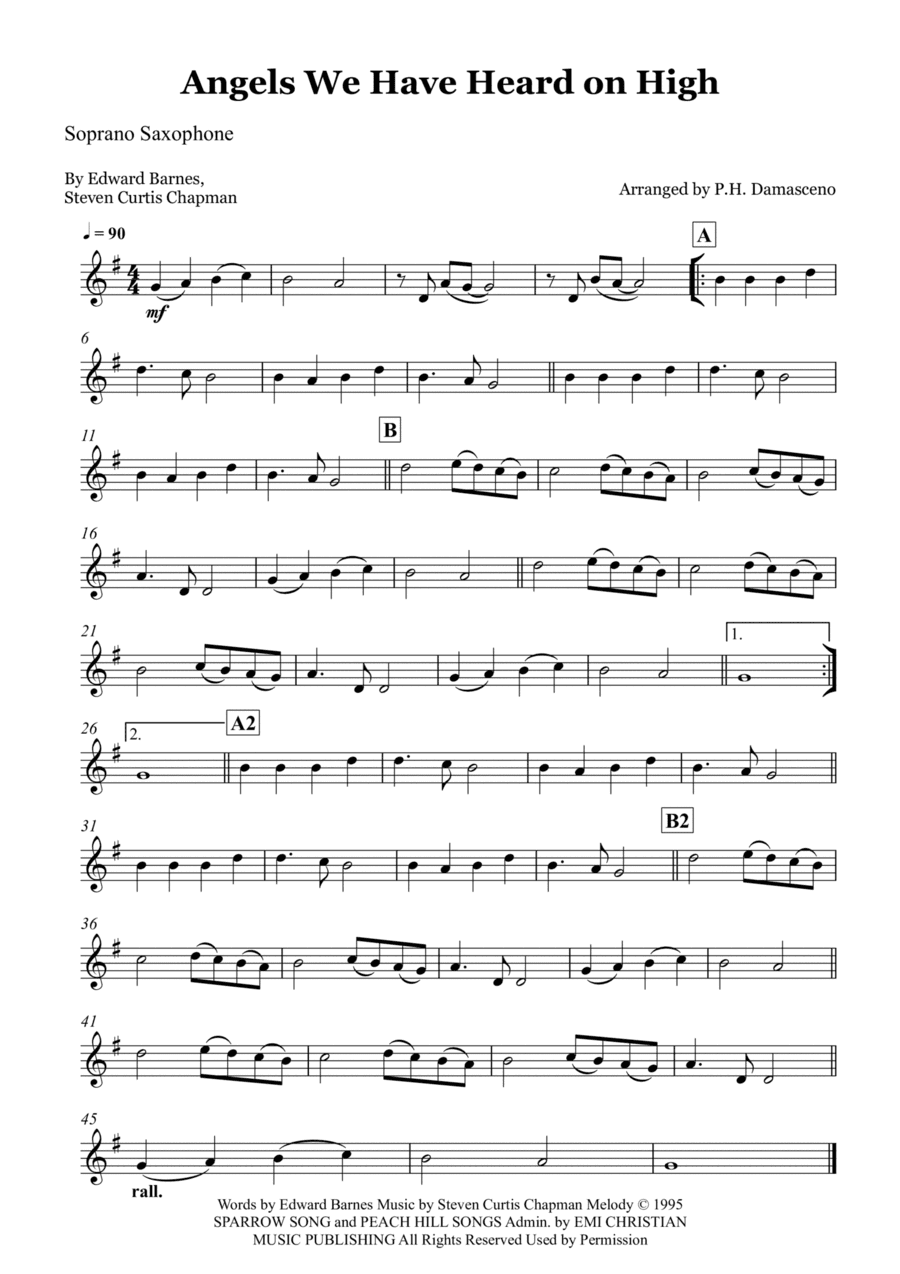 Angels We Have Heard On High (arr. P.H. Damasceno)