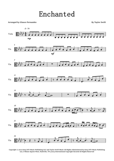 Enchanted (arr. Glauco Fernandes)