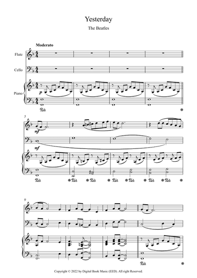 Yesterday (arr. Digital Book Music)