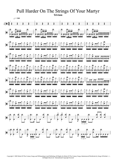 Pull Harder On The Strings Of Your Martyr (arr. Cyril Mayer)