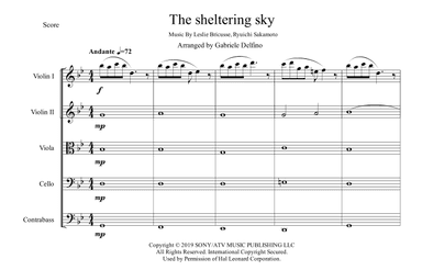 The Sheltering Sky (arr. Gabriele Delfino)
