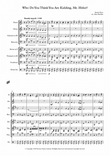 Who Do You Think You Are Kidding Mr. Hit (arr. Alan MacRae)
