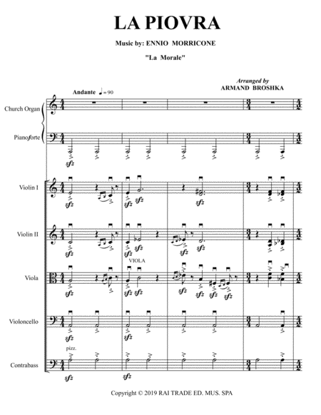 La Piovra 3 (arr. Armand Broshka)