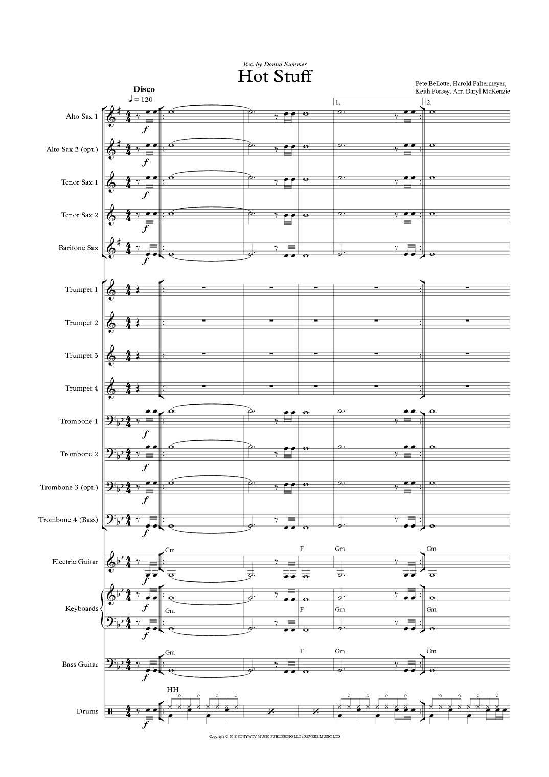 Hot Stuff (i Want You Back) (arr. Daryl McKenzie)