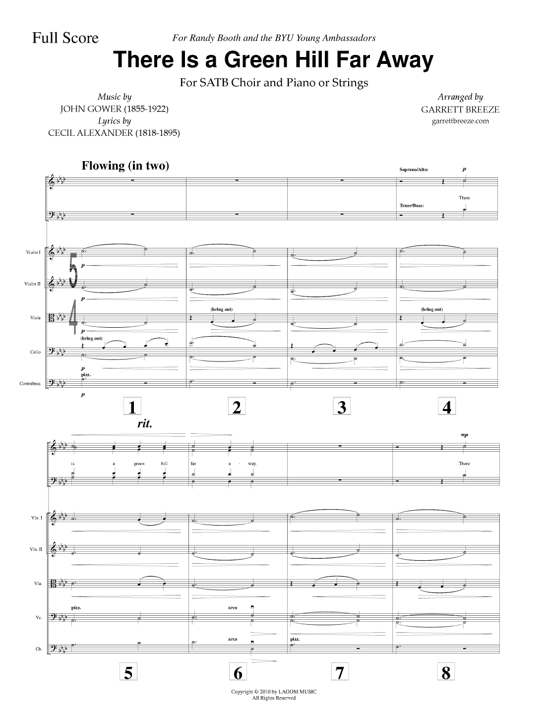 There is a Green Hill Far Away (Orchestration) (arr. Garrett Breeze)