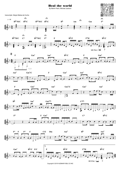 Heal The World (prelude) (arr. Piano)