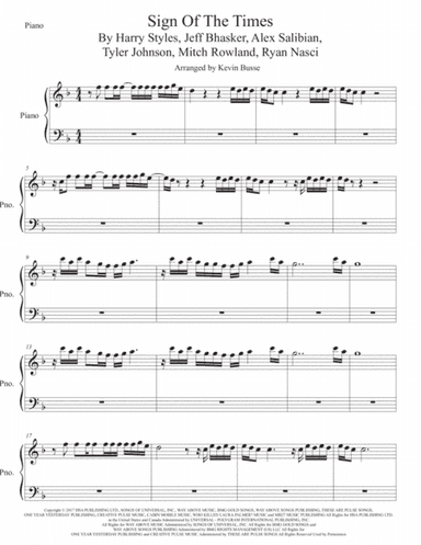 Sign Of The Times (arr. Kevin Busse)
