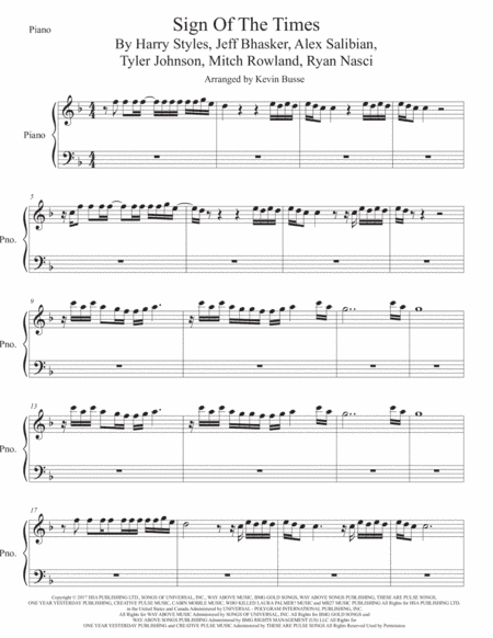 Sign Of The Times (arr. Kevin Busse)