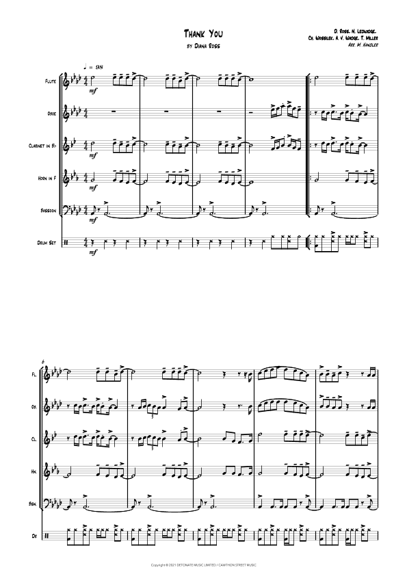 Thank You (arr. Marcel Handler)