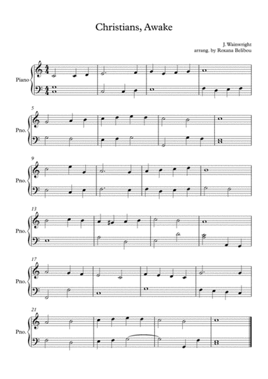 Christians, Awake (arr. Roxana Belibou)