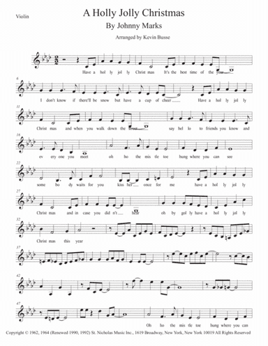 A Holly Jolly Christmas (arr. Kevin Busse)