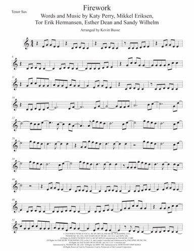 Firework (arr. Kevin Busse)