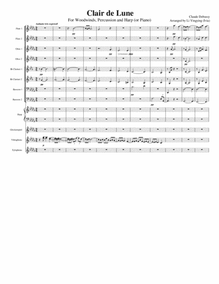 Clair de Lune (arr. Li Yingying)