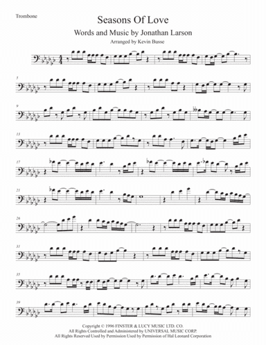 Seasons Of Love (arr. Kevin Busse)
