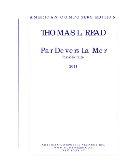 [Read] Par Devers La Mer