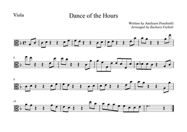 Dance of the Hours (arr. Zachary Corbett)