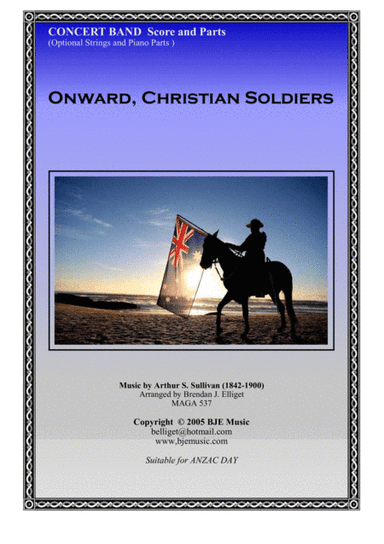 Onward Christian Soldiers Concert Band Score and Parts PDF (arr. Brendan Elliget MAGA 537)