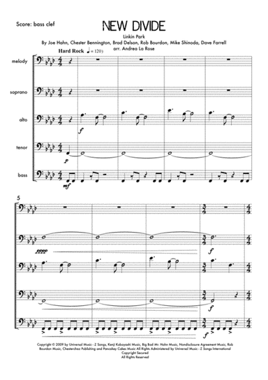 New Divide (arr. Andrea La Rose)