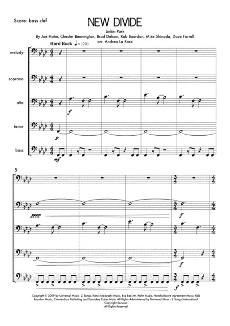New Divide (arr. Andrea La Rose)