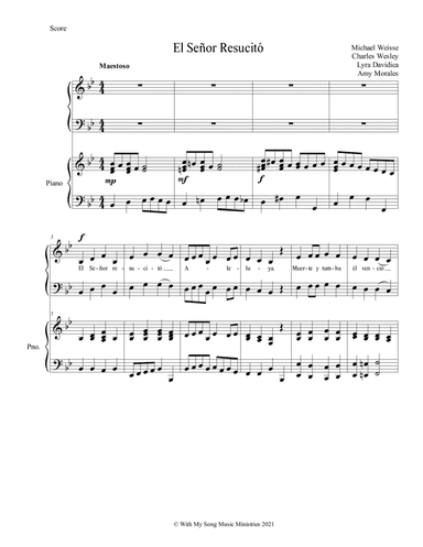 El Señor Resucitó (Christ the Lord is Risen Today in Spanish) (arr. Amy Morales)