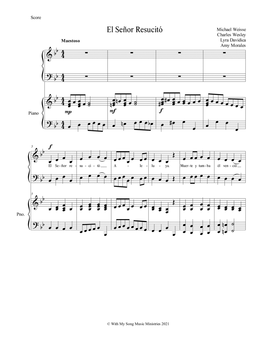 El Señor Resucitó (Christ the Lord is Risen Today in Spanish) (arr. Amy Morales)