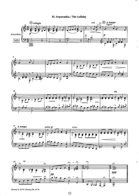 accordeon music for standard and free bass
