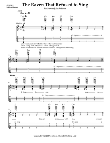 The Raven That Refused To Sing (arr. Michael Butzen)