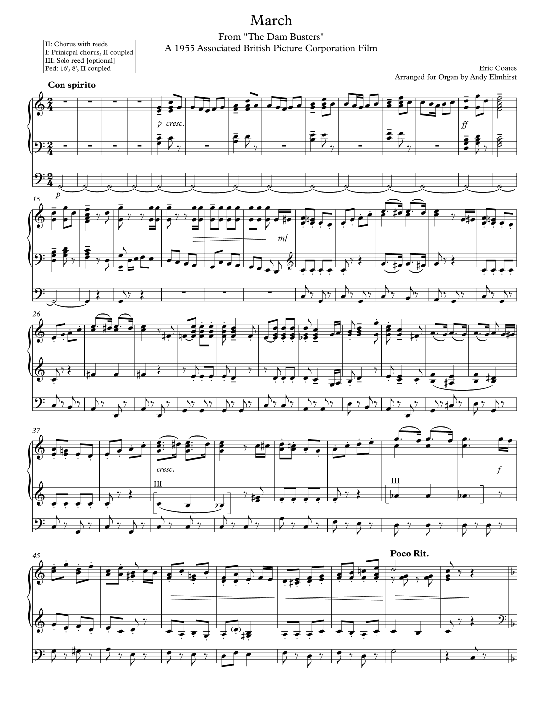 The Dambusters March (arr. Andy Elmhirst)