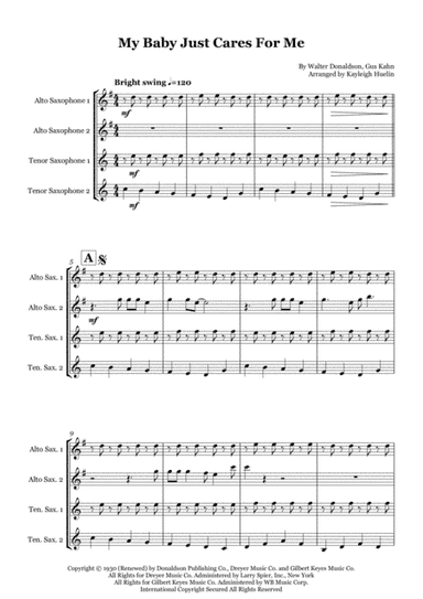 My Baby Just Cares For Me (arr. Kayleigh Huelin)