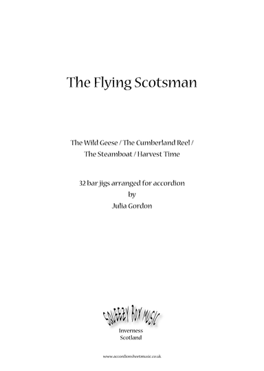 The Flying Scotsman (The Wild Geese / The Cumberland Reel / The Steamboat / Harvest Time) (arr. Julia Gordon)
