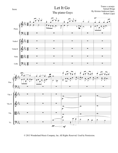 Let It Go (arr. Samuel Braga)