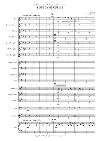 First Gymnopedie (Mixed Ensemble) (arr. Tony Tournoff)
