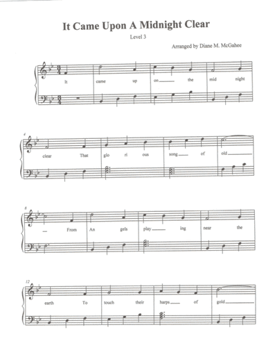 It Came Upon A Midnight Clear (arr. Diane M. McGahee)