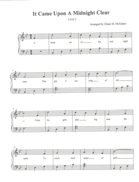 It Came Upon A Midnight Clear (arr. Diane M. McGahee)
